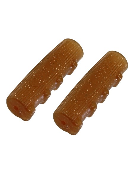 Grips 7/8 long 116mm Kraton Rubber 0214 Sparkle/ Brown.